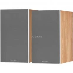 Lautsprecher Boxen Bowers & Wilkins 606 S2 Anniversary Edition, Lautsprecher (weiß/eiche)