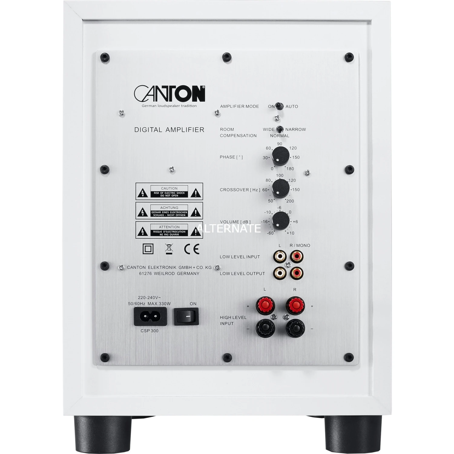 Subwoofer Canton SUB 601, Lautsprecher (weiß) 6 Subwoofer Canton SUB 601, Lautsprecher (weiß) – Bild 4