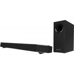 Lautsprecher Boxen Creative Sound BlasterX Katana, Soundbar (schwarz, Bluetooth, Klinke, Optischer Eingang)