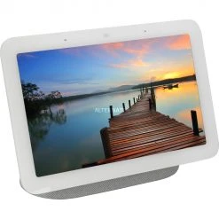 Smart Speaker Google Nest Hub, Lautsprecher (weiß, WLAN, Bluetooth)