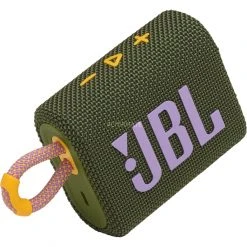 Lautsprecher Boxen JBL GO 3, Lautsprecher (grün, Bluetooth, USB-C)