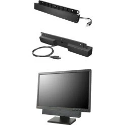 Lautsprecher Boxen Lenovo USB Soundbar (schwarz)