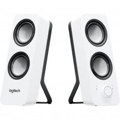 Logitech Z200 White 2.0, PC-Lautsprecher (weiß)