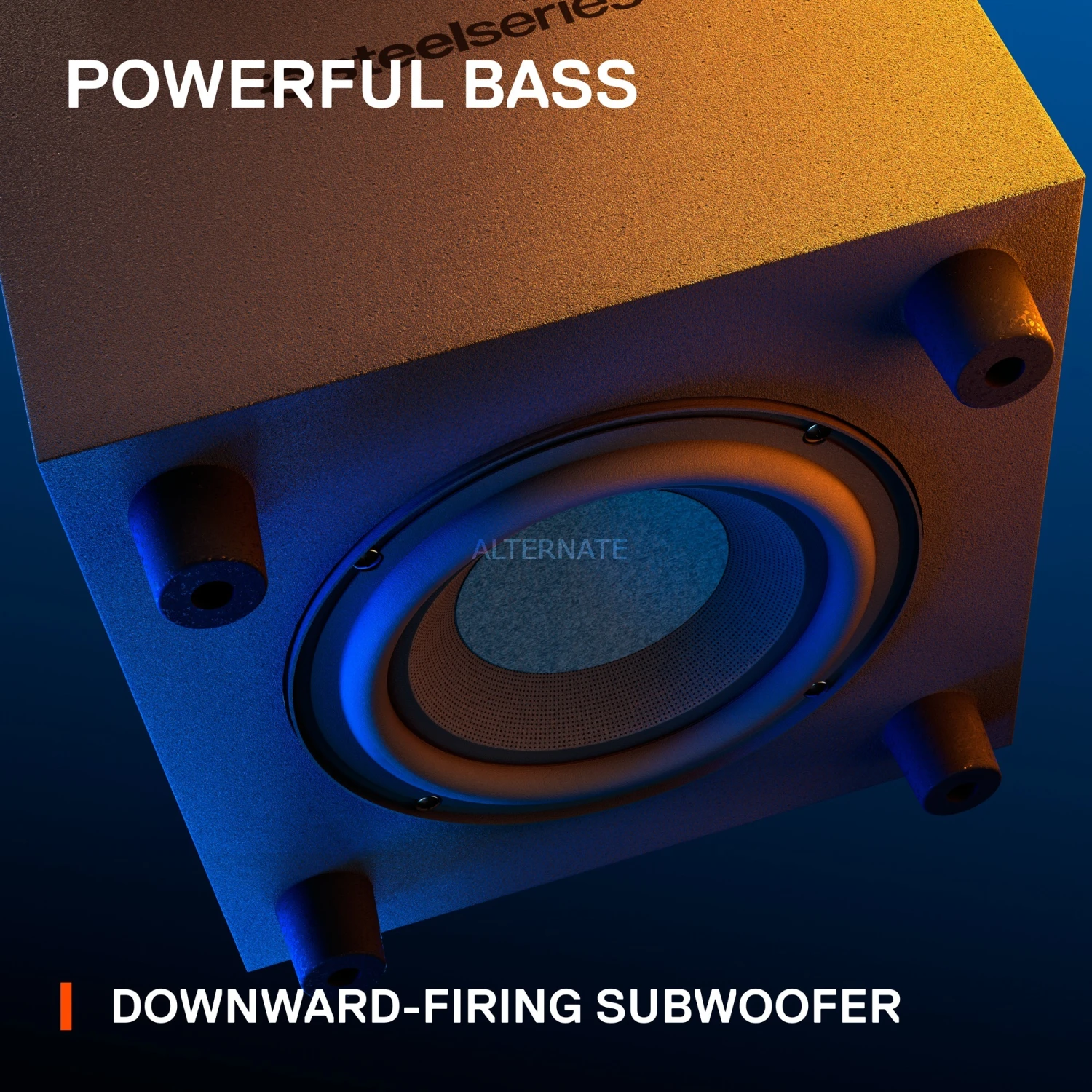 Lautsprecher Sets SteelSeries Arena 7, Lautsprecher (schwarz, 3.5 Mm Klinke, Bluetooth, Optischer Eingang) 7 Lautsprecher Sets SteelSeries Arena 7, Lautsprecher (schwarz, 3.5 Mm Klinke, Bluetooth, Optischer Eingang) – Bild 5